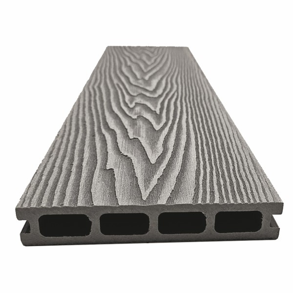 Террасная доская ДПК NanoWood Double 3D Серый купить в Пятигорске