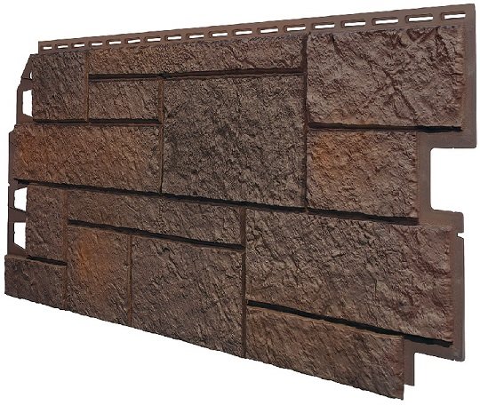 Фасадная панель VOX Sandstone (Сандстоун) темно коричневый купить в Пятигорске