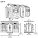 Сарай пластиковый LifeTime 15x8 DD купить в Пятигорске