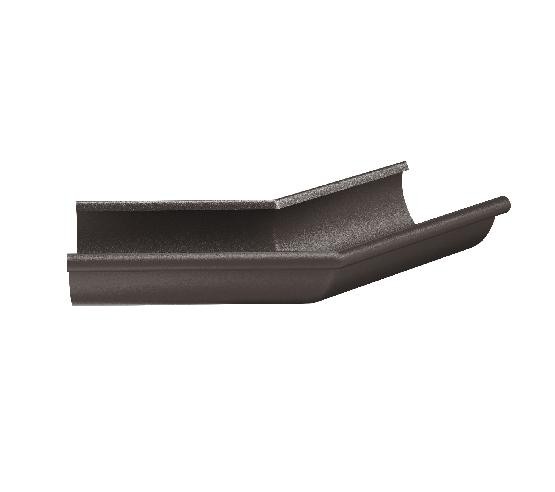 Водосток Aquasistem, Система 125x90 - Угол желоба, наружный 135° RR 32 Тёмно-коричневый matt купить в Пятигорске