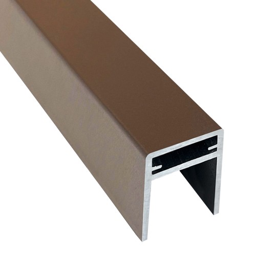П-профиль Алюминиевый EasyDecking 35x25 Венге купить в Пятигорске