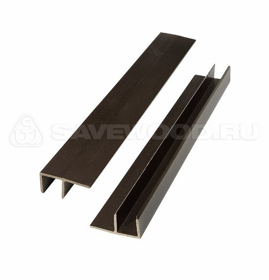 F-профиль ДПК Savewood – Тёмно-коричневый купить в Пятигорске