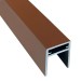 П-профиль Алюминиевый EasyDecking 35x25 Коричневый купить в Пятигорске