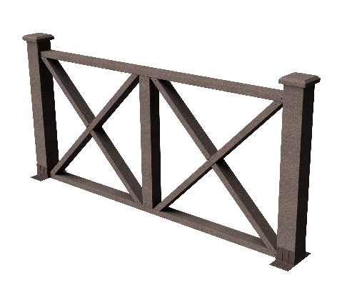 Ограждения декоративное ДПК GRINDERDECO Тауэр венге купить в Пятигорске