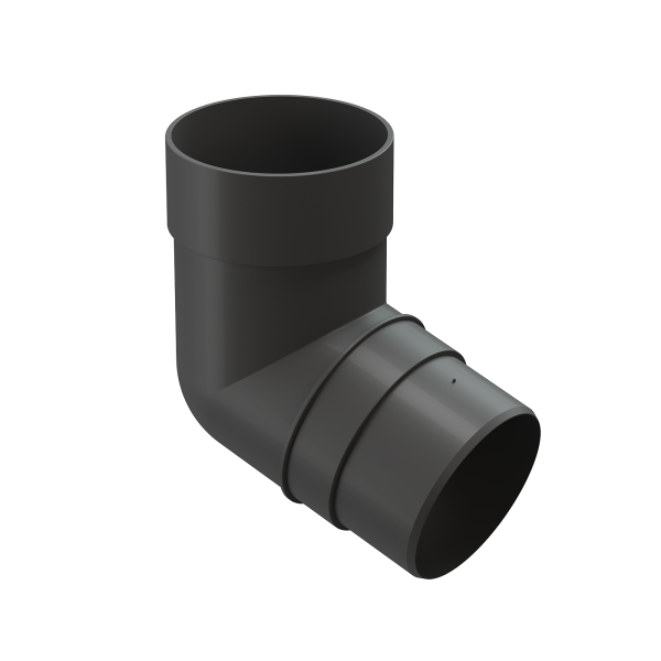 Колено 72˚ для водосточной трубы Docke Premium Графит купить в Пятигорске