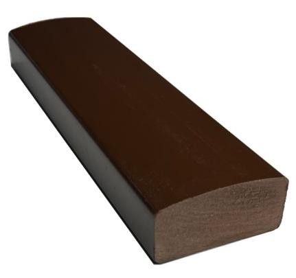 Лавочный брус Ecodecking Некст полнотелый глянцевый 70х35 шоколад купить в Пятигорске