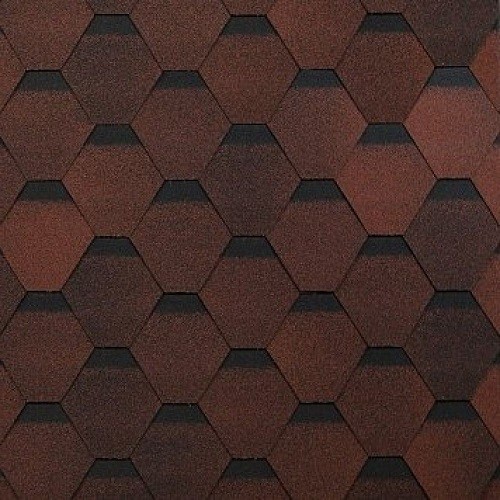 Гибкая черепица Shinglas, коллекция Оптима – Красный купить в Пятигорске