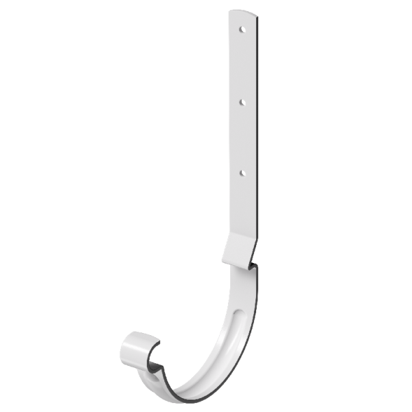 Карнизный крюк длинный D125 Döcke STAL PREMIUM Пломбир, (RAL 9010) купить в Пятигорске