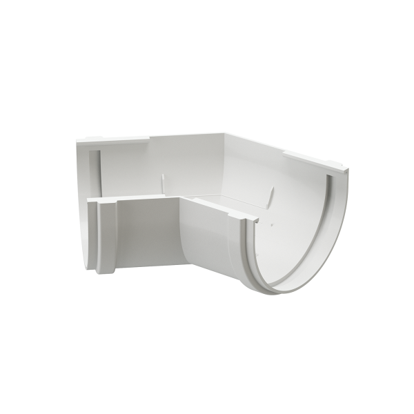 Угол желоба универсал 135˚ Docke Premium ПВХ - Пломбир купить в Пятигорске