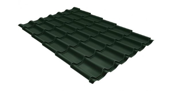 Металлочерепица классик 0,5 Satin RR 11 темно-зеленый купить в Пятигорске