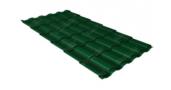 Металлочерепица кредо 0,45 Drap RAL 6005 зеленый мох купить в Пятигорске